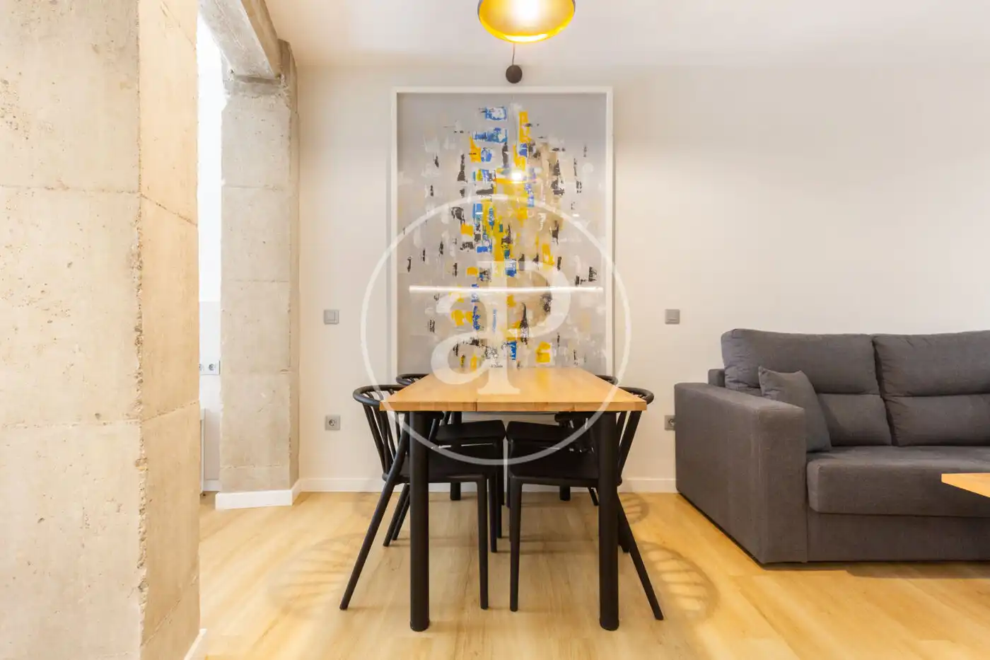 Esszimmer von Loft zur Miete in Valencia mit Klimaanlage, Heizung und Möbliert