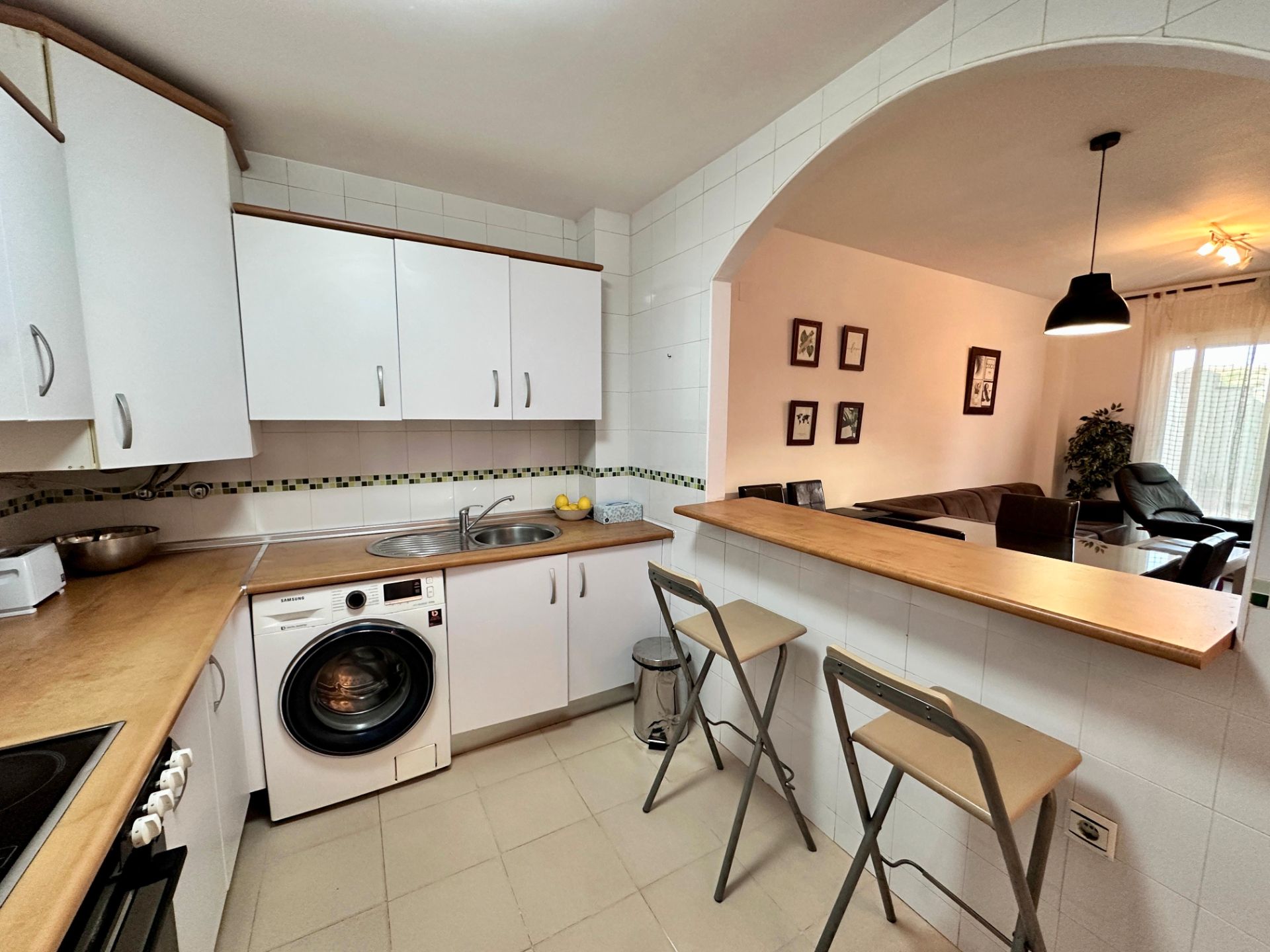 Kitchen of Flat for sale in Fuengirola  with Terrace, Furnished and Community pool