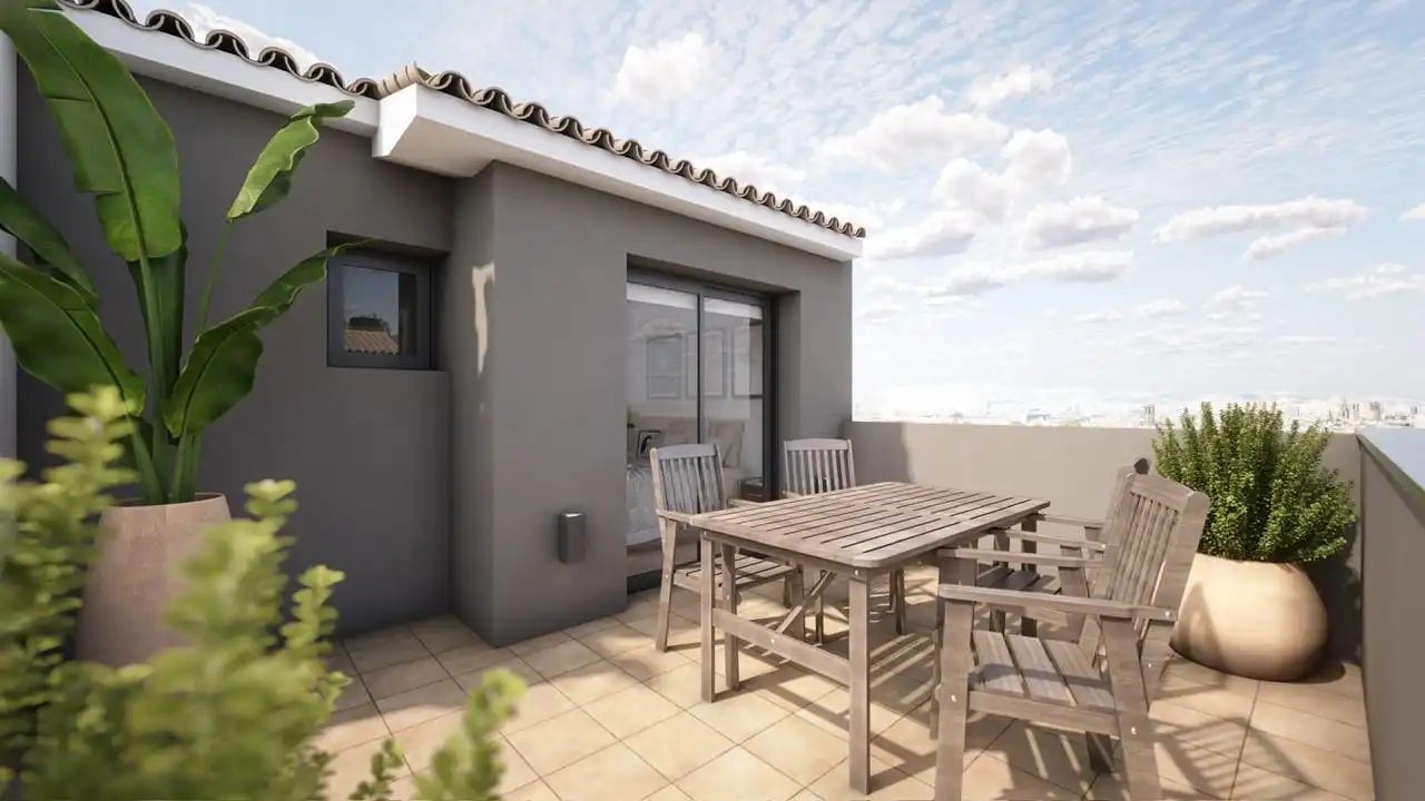 Terrasse von Maisonette zum Verkauf in Terrassa mit Heizung und Terrasse