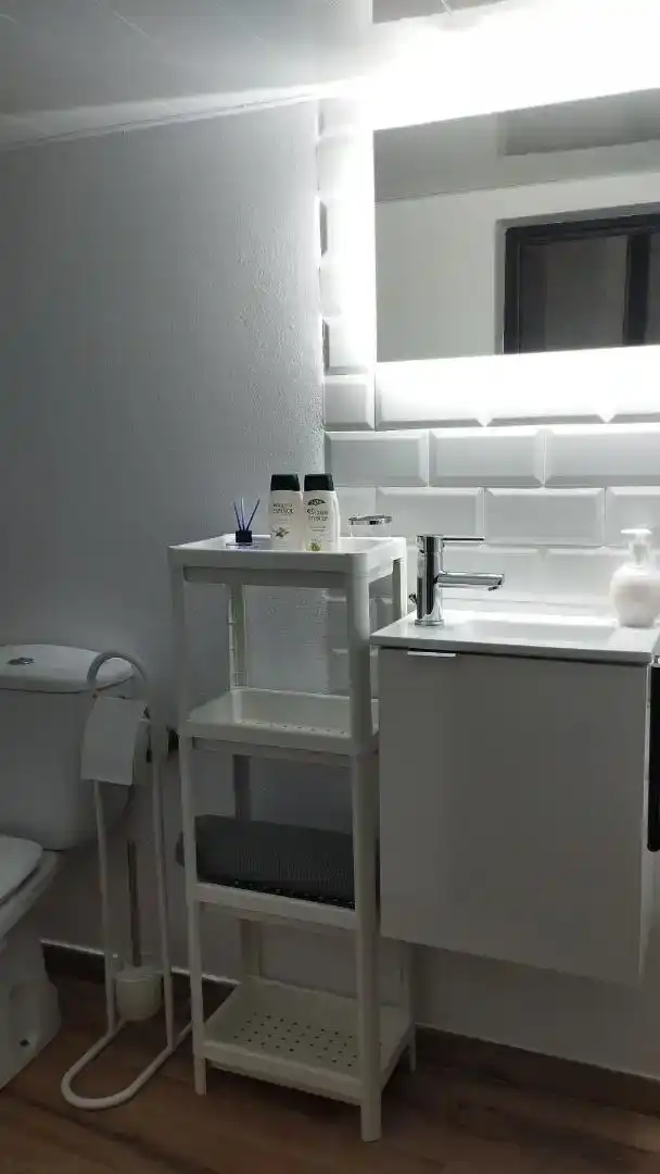 Badezimmer von Wohnungen zur Miete in Siles mit Klimaanlage, Möbliert und Waschmaschine