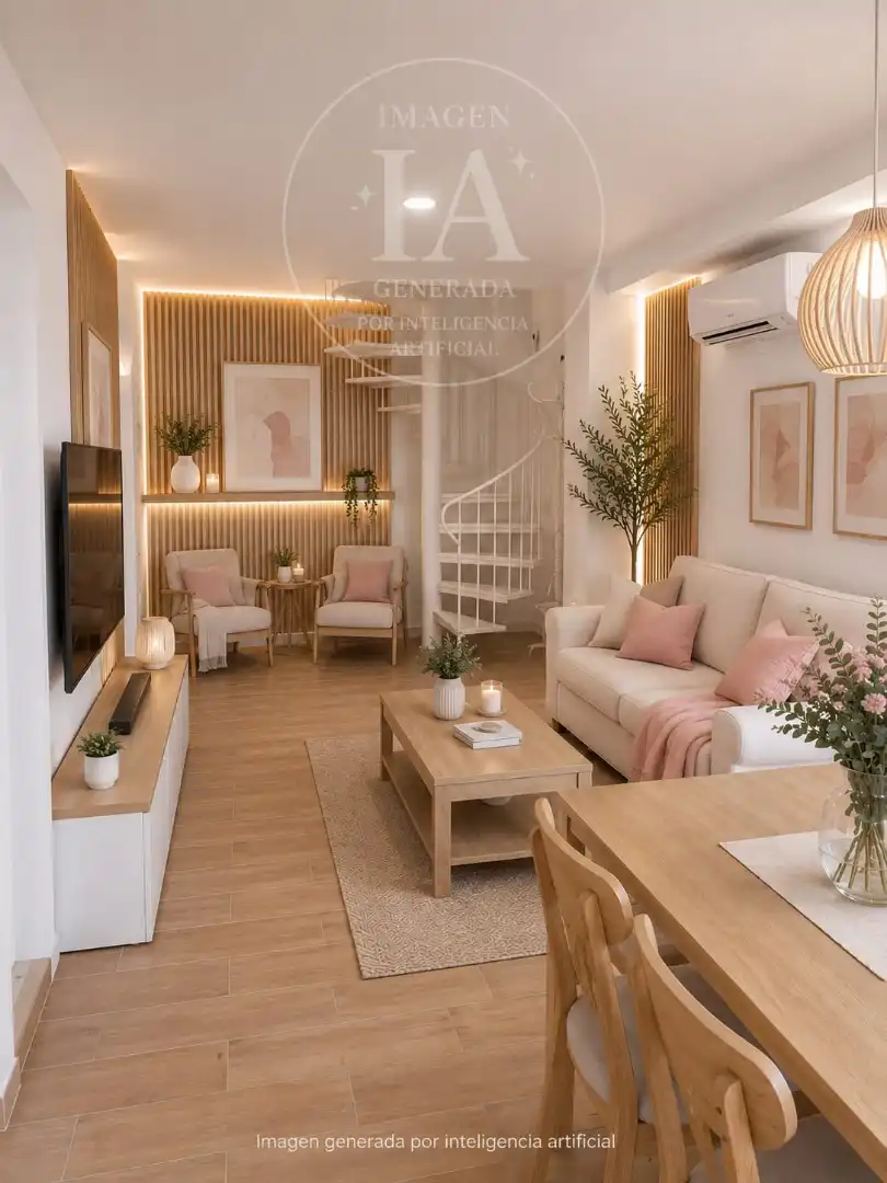 Wohnzimmer von Haus oder Chalet zum Verkauf in Murcia mit Klimaanlage, Privatgarten und Terrasse
