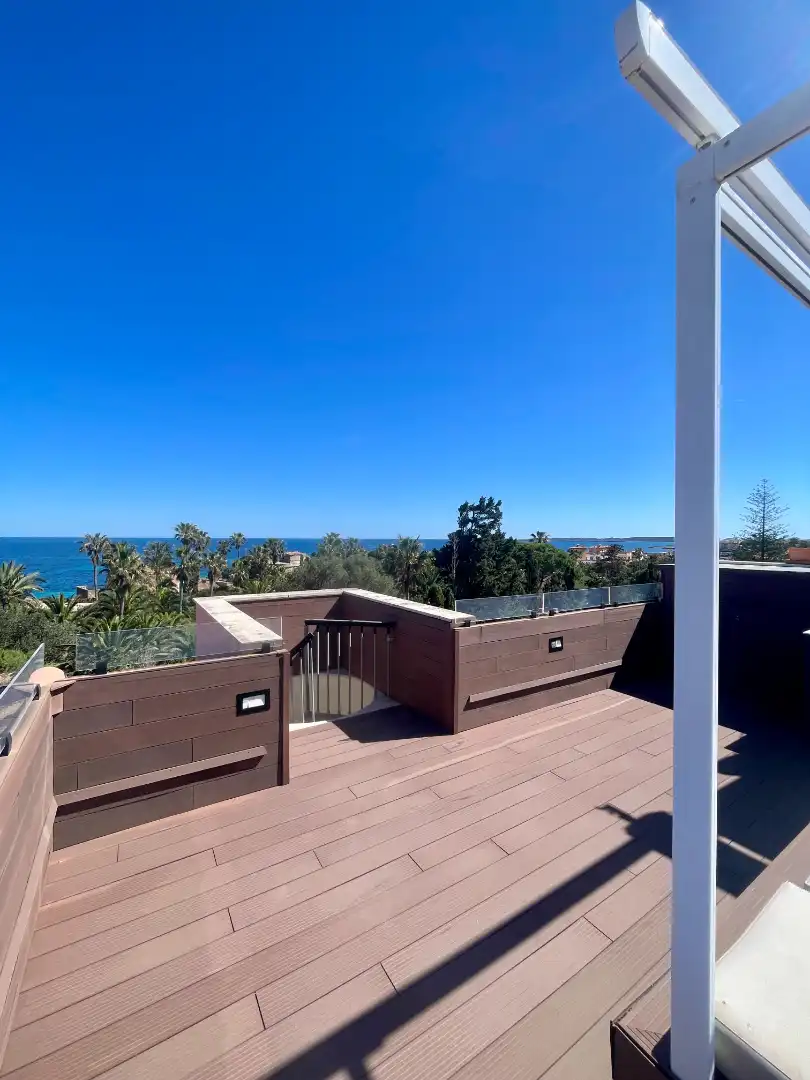Terrasse von Dachboden zur Miete in Son Servera mit Klimaanlage, Heizung und Terrasse