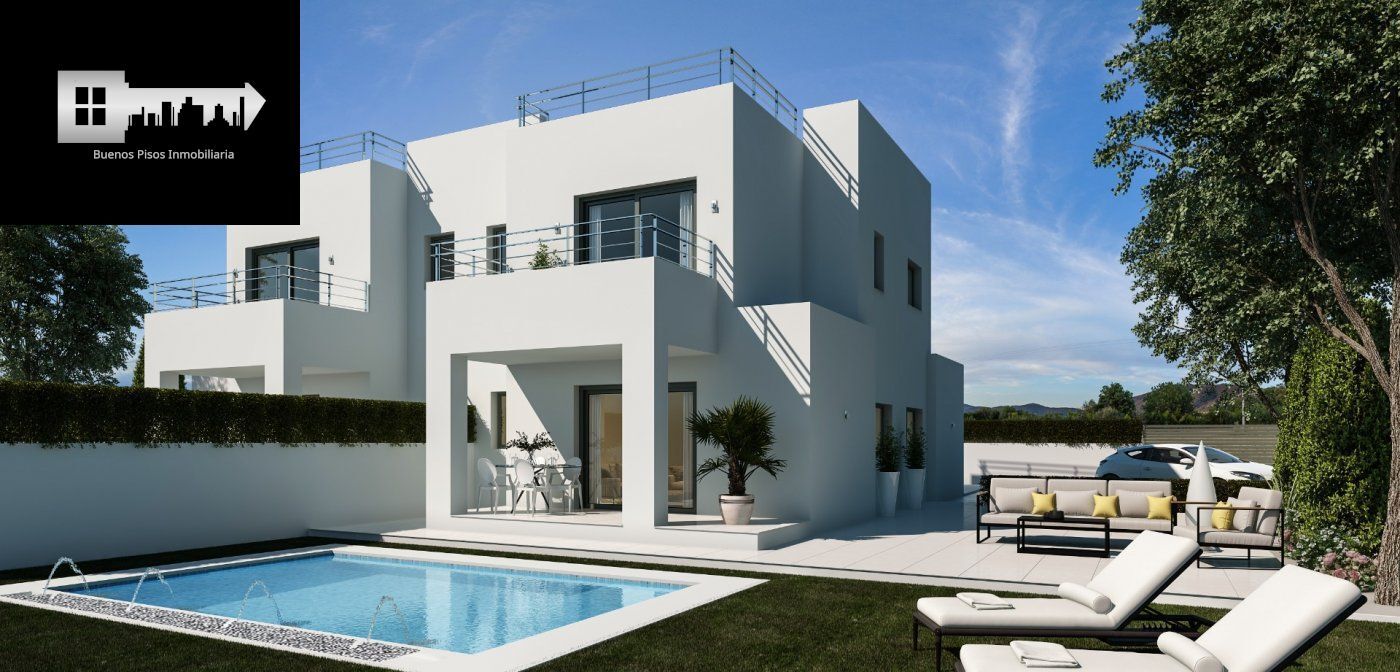 Exterior view of House or chalet for sale in Elche / Elx  with Air Conditioner, Heating and Private garden