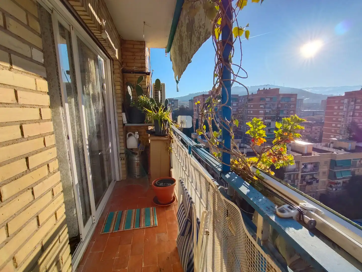 Balcony of Flat for sale in Granada  with Air Conditioner, Terrace and Furnished