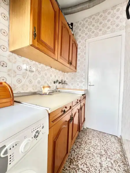 Cuina de Casa o xalet en venda en Málaga amb Aire condicionat, Terrassa i Moblat