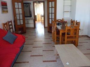 Sala d'estar de Pis de lloguer en  Sevilla Capital amb Aire condicionat, Calefacció i Balcó