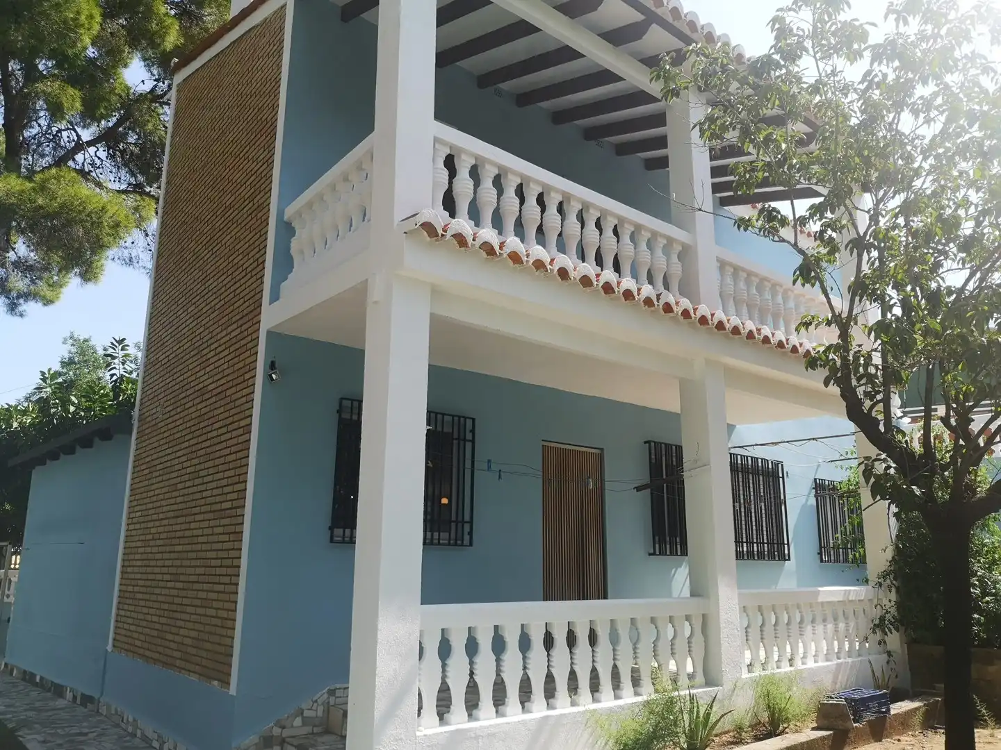 Vista exterior de Casa o chalet en venta en Alzira con Terraza, Trastero y Piscina