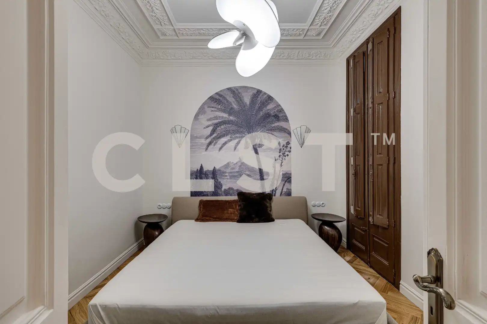 Schlafzimmer von Wohnungen zum Verkauf in Barcelona mit Klimaanlage, Heizung und Parkett