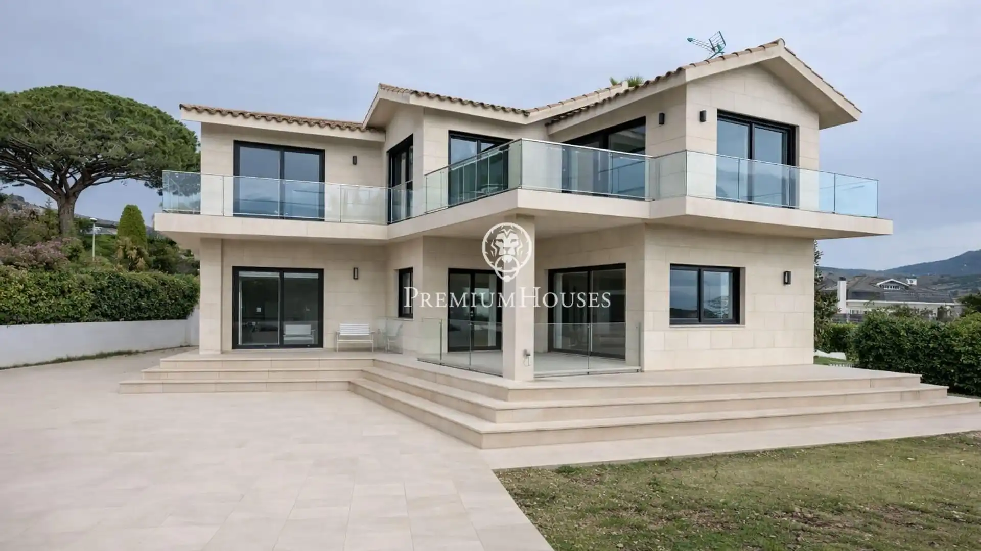 Vista exterior de Casa o chalet en venta en Alella con Aire acondicionado, Jardín privado y Terraza