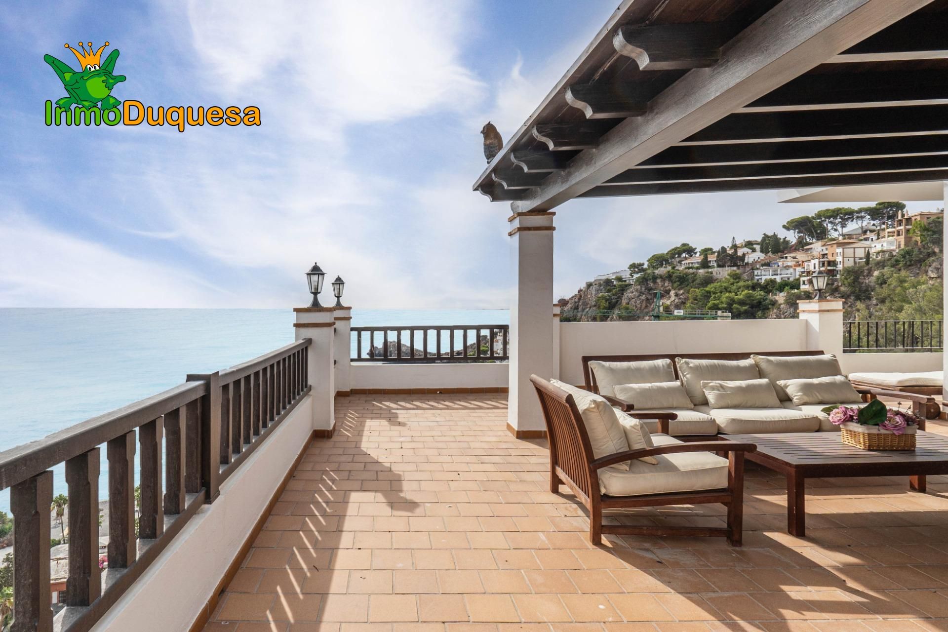 Terrace of Attic for sale in Almuñécar  with Air Conditioner, Heating and Private garden