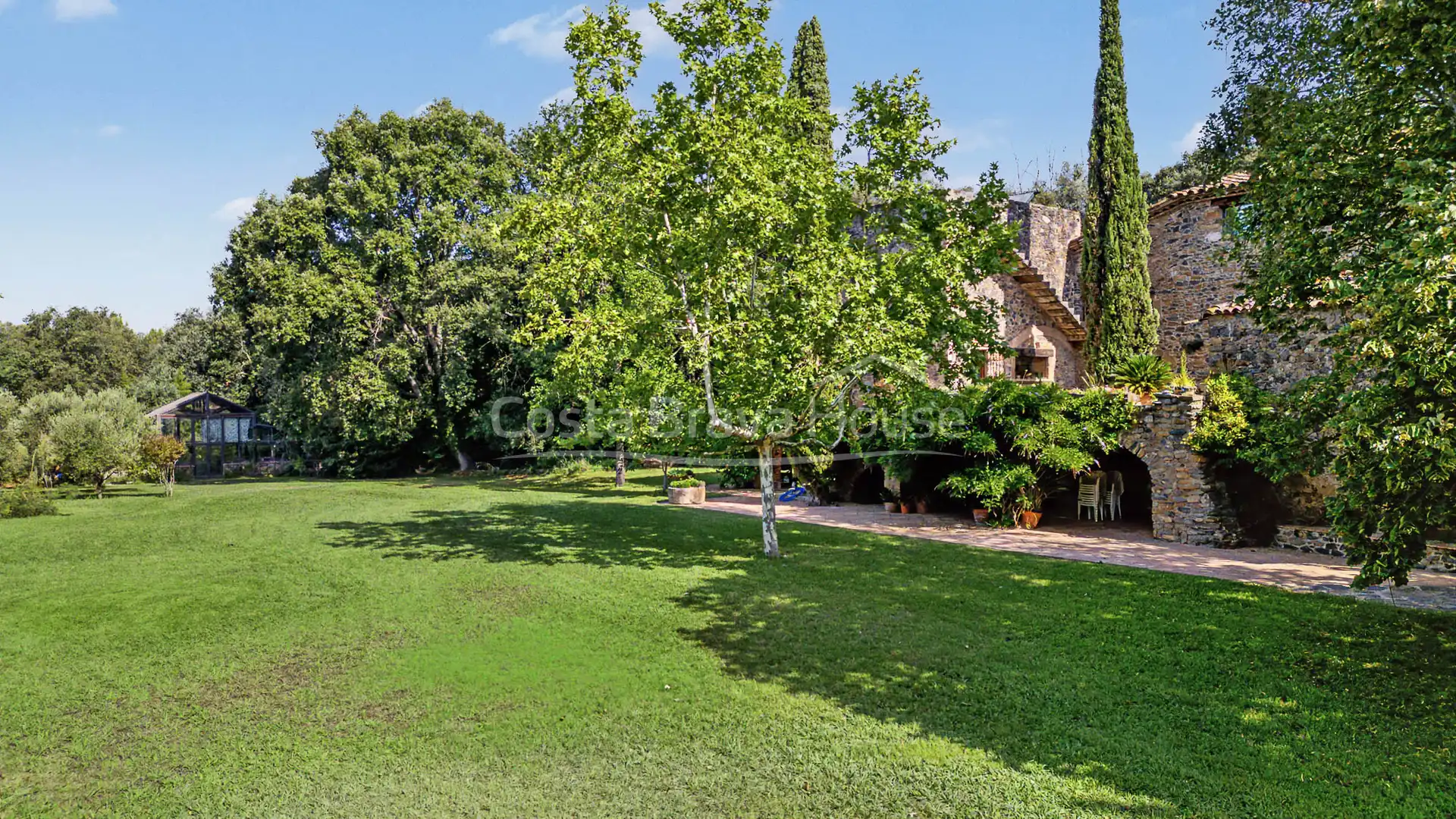 Jardí de Finca rústica en venda en Sant Gregori amb Aire condicionat, Calefacció i Jardí privat