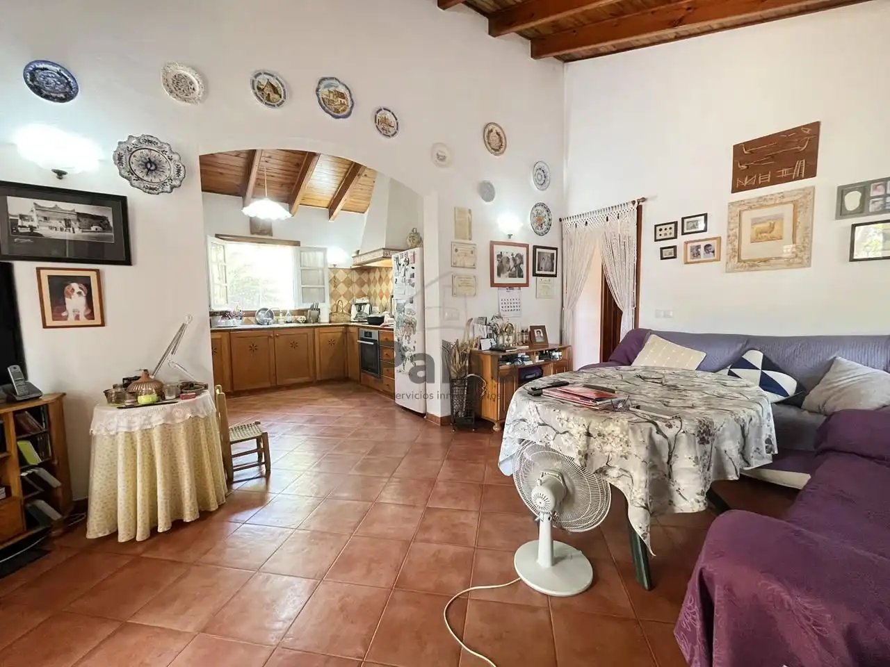 Cuina de Casa o xalet en venda en Ciutadella de Menorca amb Aire condicionat, Jardí privat i Terrassa