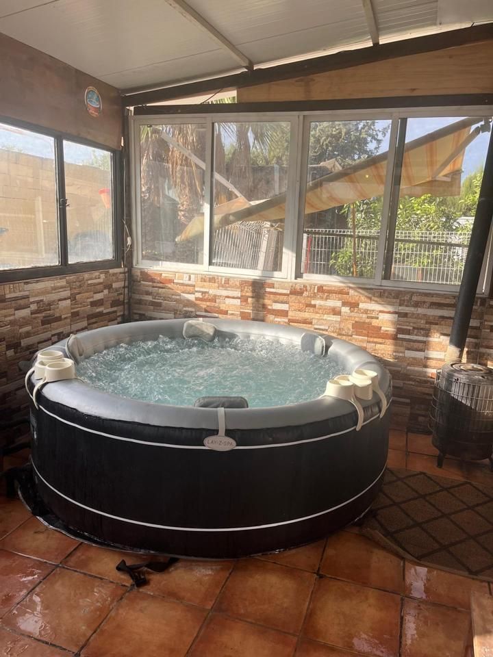 Swimming pool of House or chalet for sale in Dos Hermanas  with Air Conditioner, Heating and Private garden