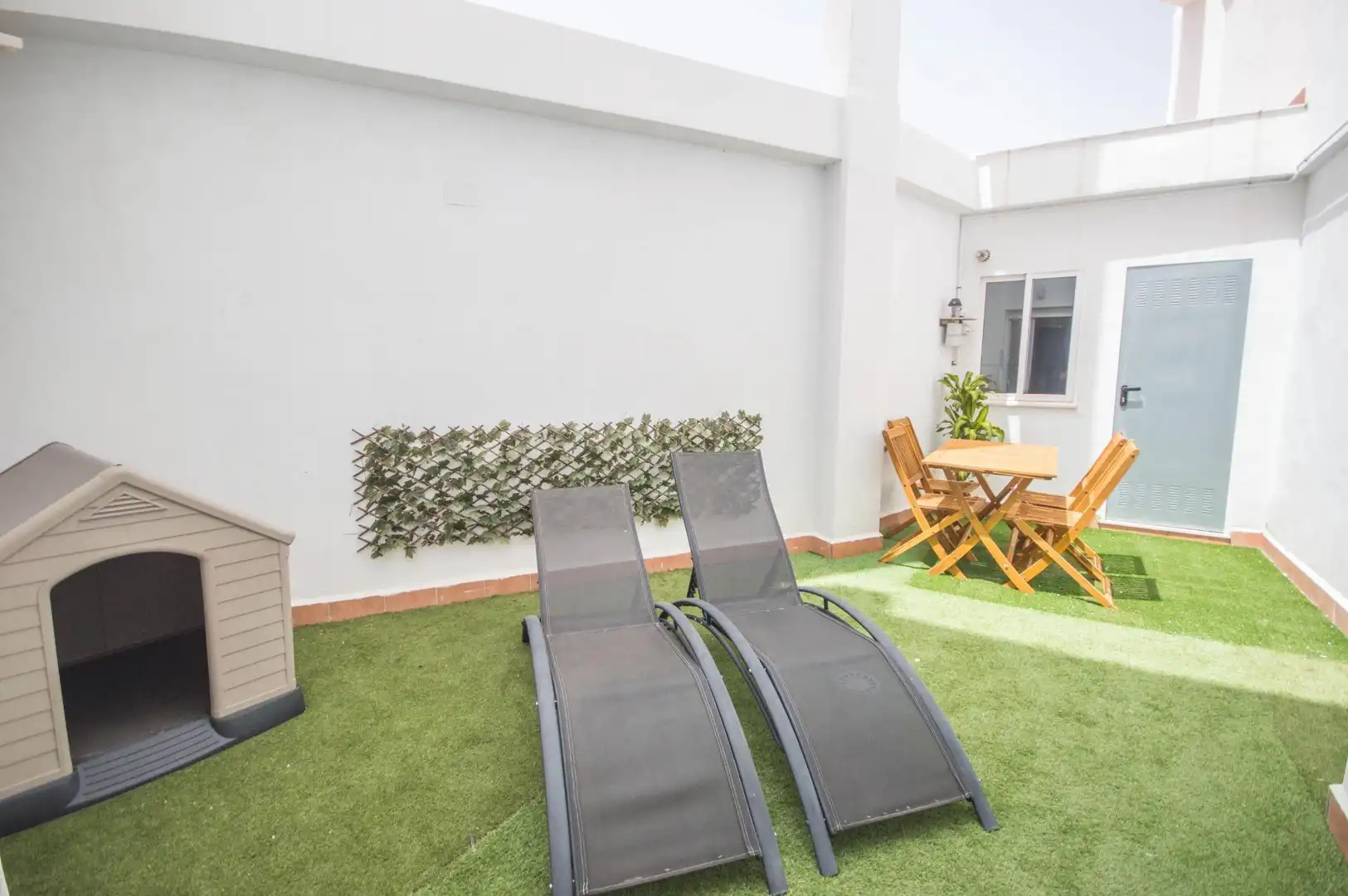 Terrasse von Wohnung zum Verkauf in Biar mit Klimaanlage, Abstellraum und Möbliert