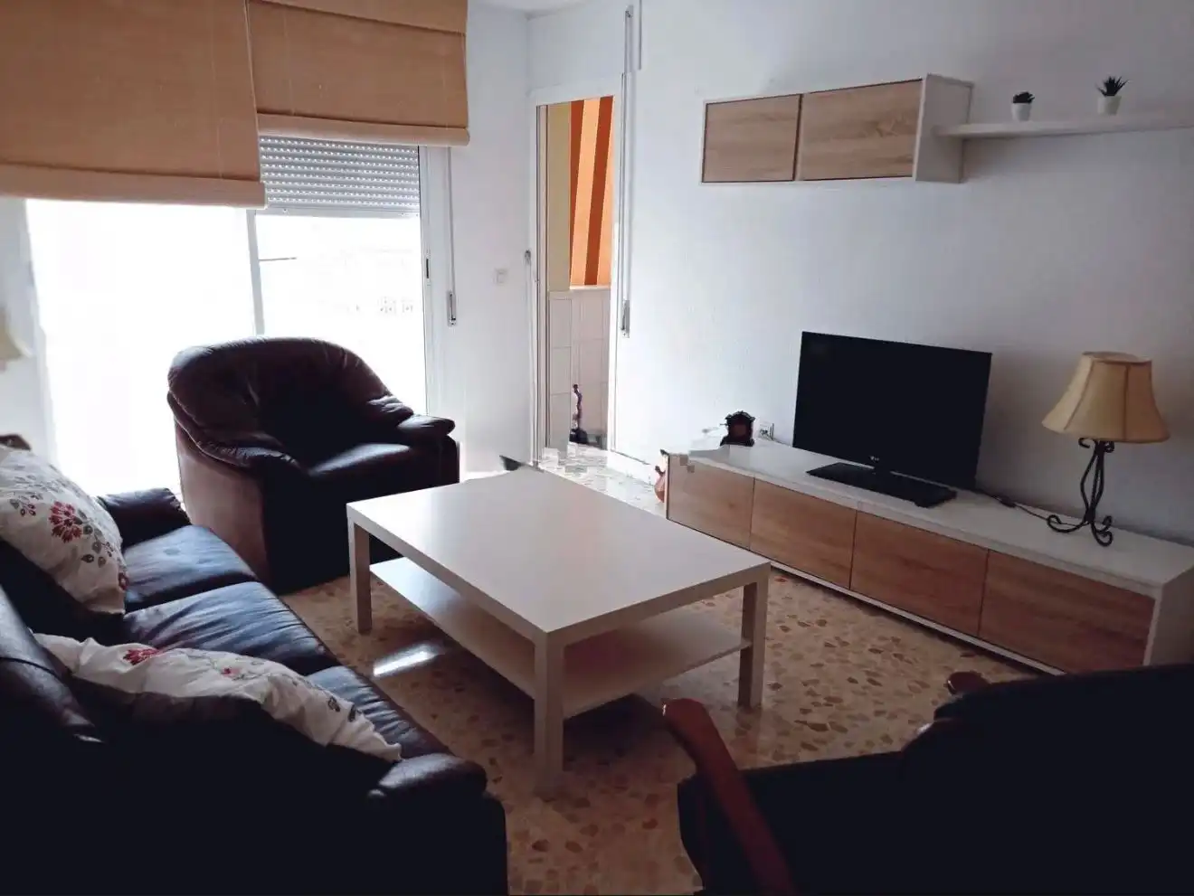 Sala d'estar de Pis de lloguer en Málaga amb Moblat, Forn i Rentadora