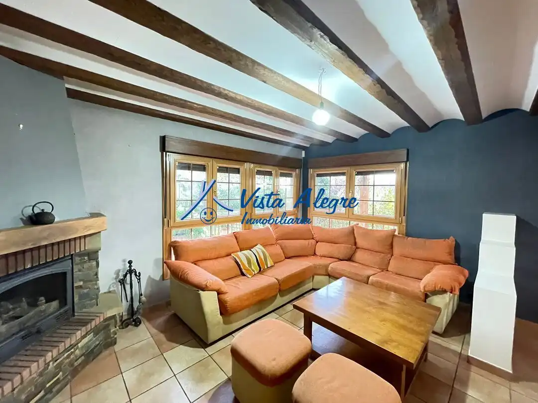 Sala de estar de Casa o chalet en venta en San Vicente de la Sonsierra con Calefacción, Jardín privado y Terraza