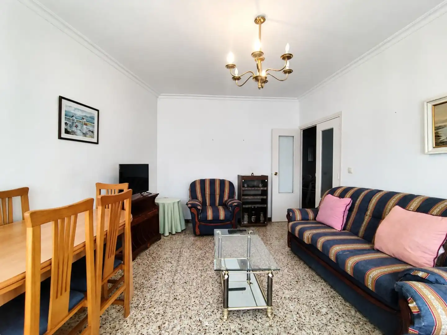 Wohnzimmer von Wohnung zur Miete in Malpartida de Plasencia mit Heizung, Terrasse und Möbliert