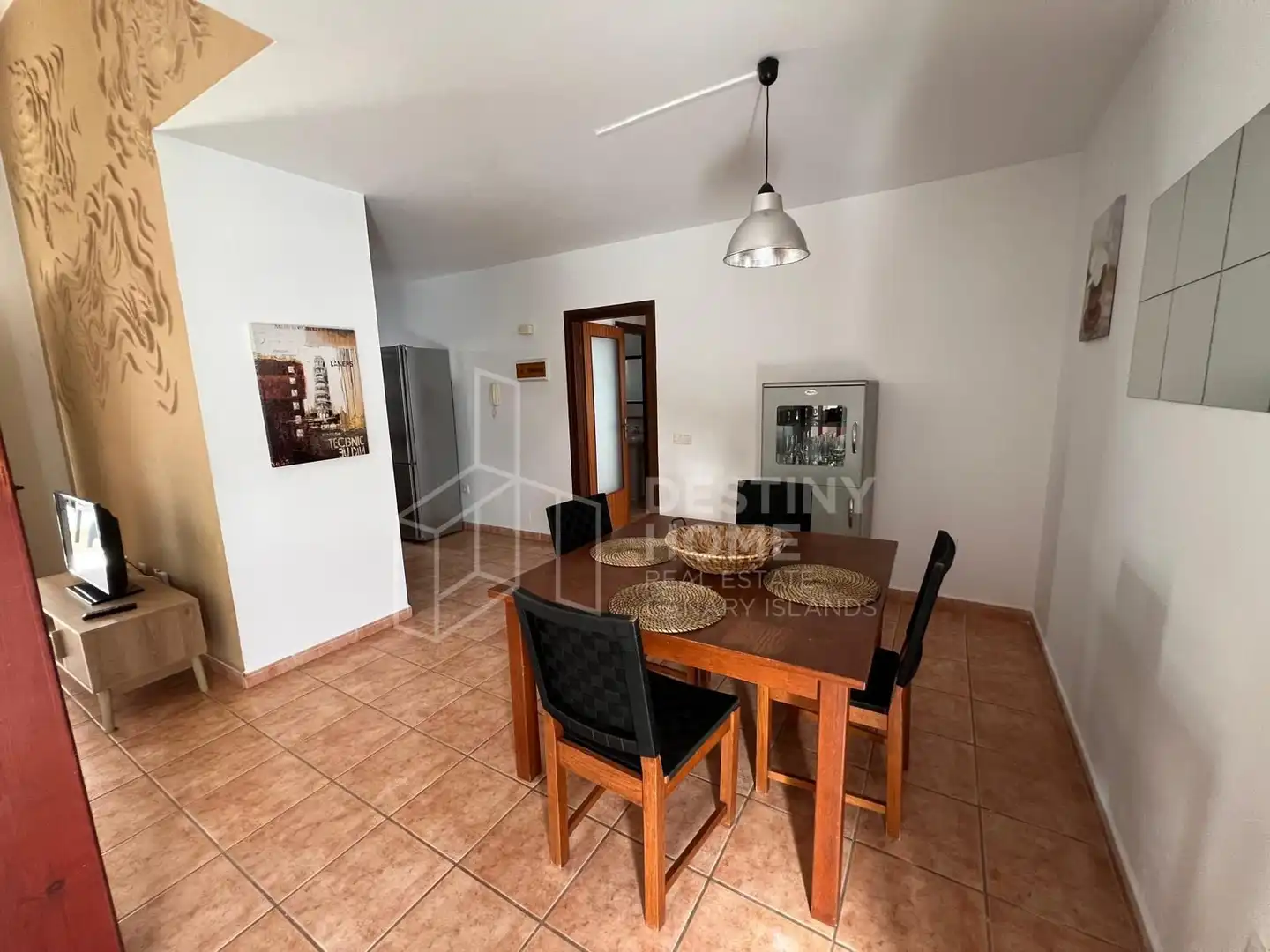 Menjador de Casa o xalet en venda en La Oliva amb Jardí privat, Terrassa i Traster