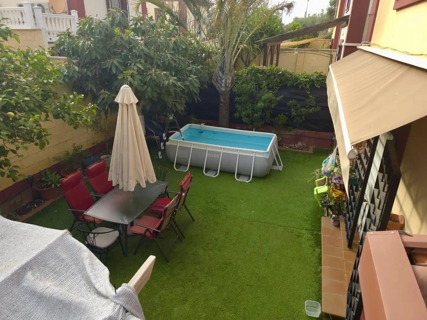 Terraza de Casa o chalet en venta en Montequinto con Aire acondicionado, Calefacción y Jardín privado