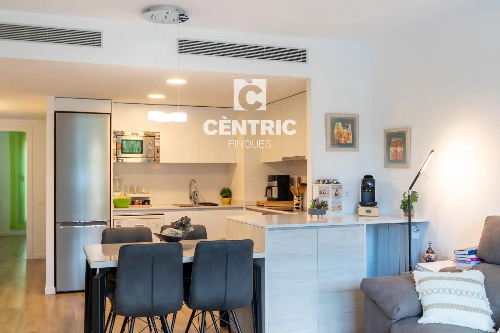 Cocina de Piso en venta en Terrassa con Aire acondicionado, Terraza y Trastero