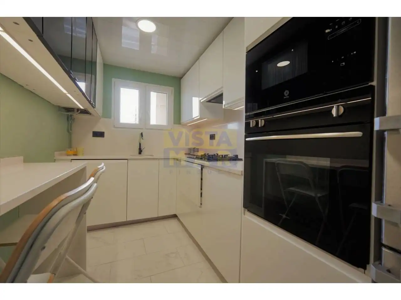 Cocina de Piso de alquiler en Cubelles con Aire acondicionado, Calefacción y Terraza
