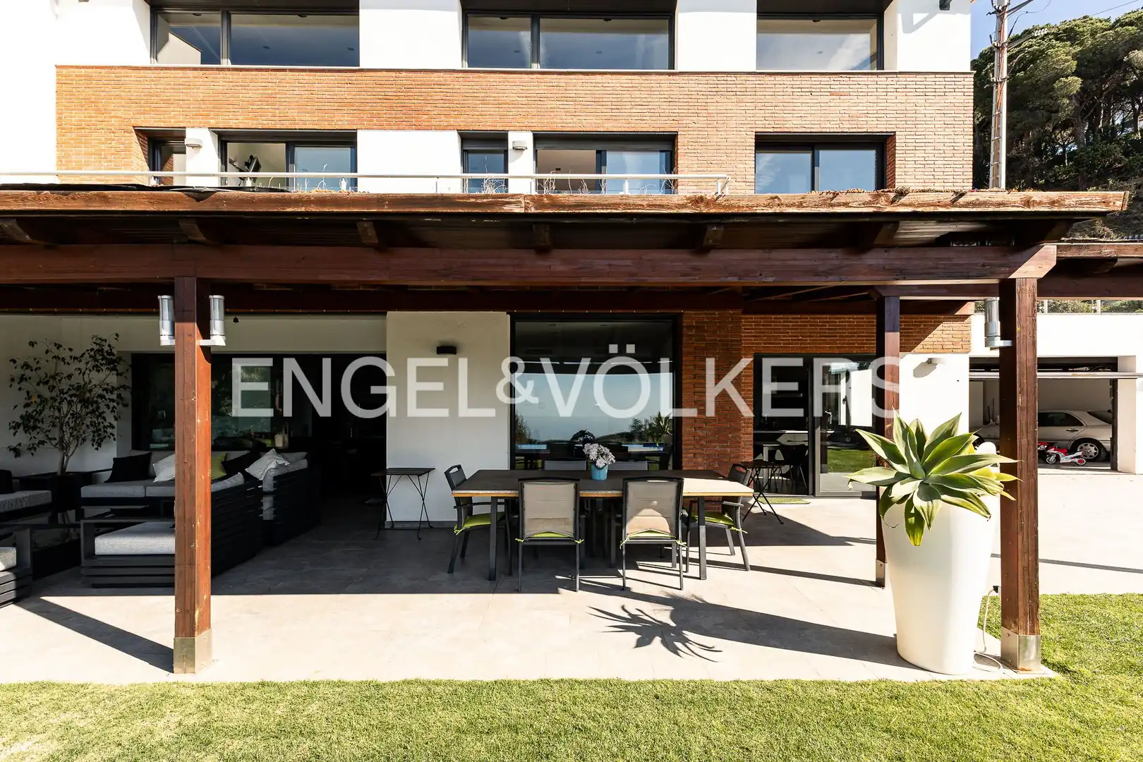 Terrace of Houses for rent in Sant Andreu de Llavaneres  with Air Conditioner, Heating and Private garden