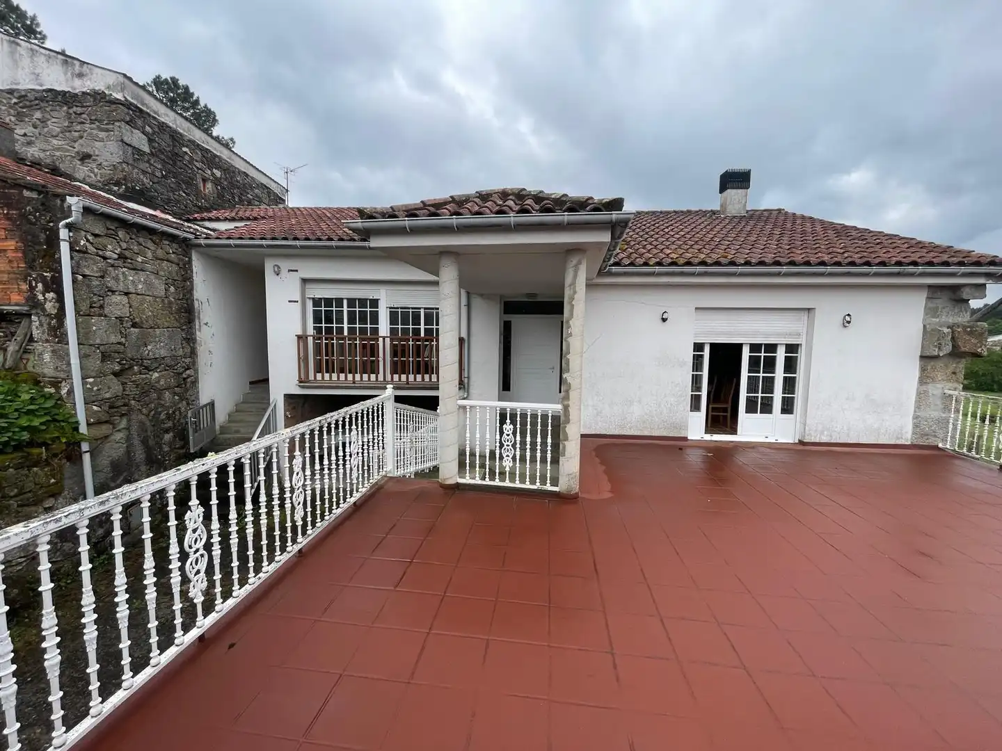 Exterior view of Houses for sale in Cortegada  with Private garden, Terrace and Balcony