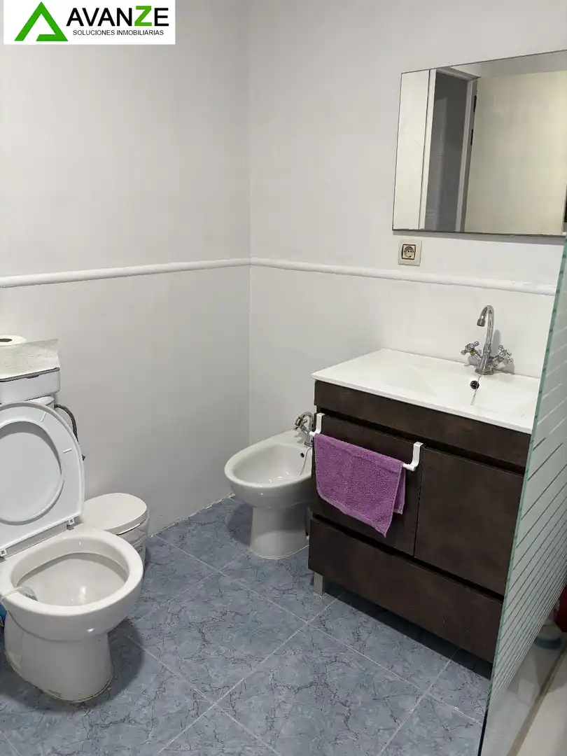 Badezimmer von Haus oder Chalet zum Verkauf in Montijo mit Klimaanlage