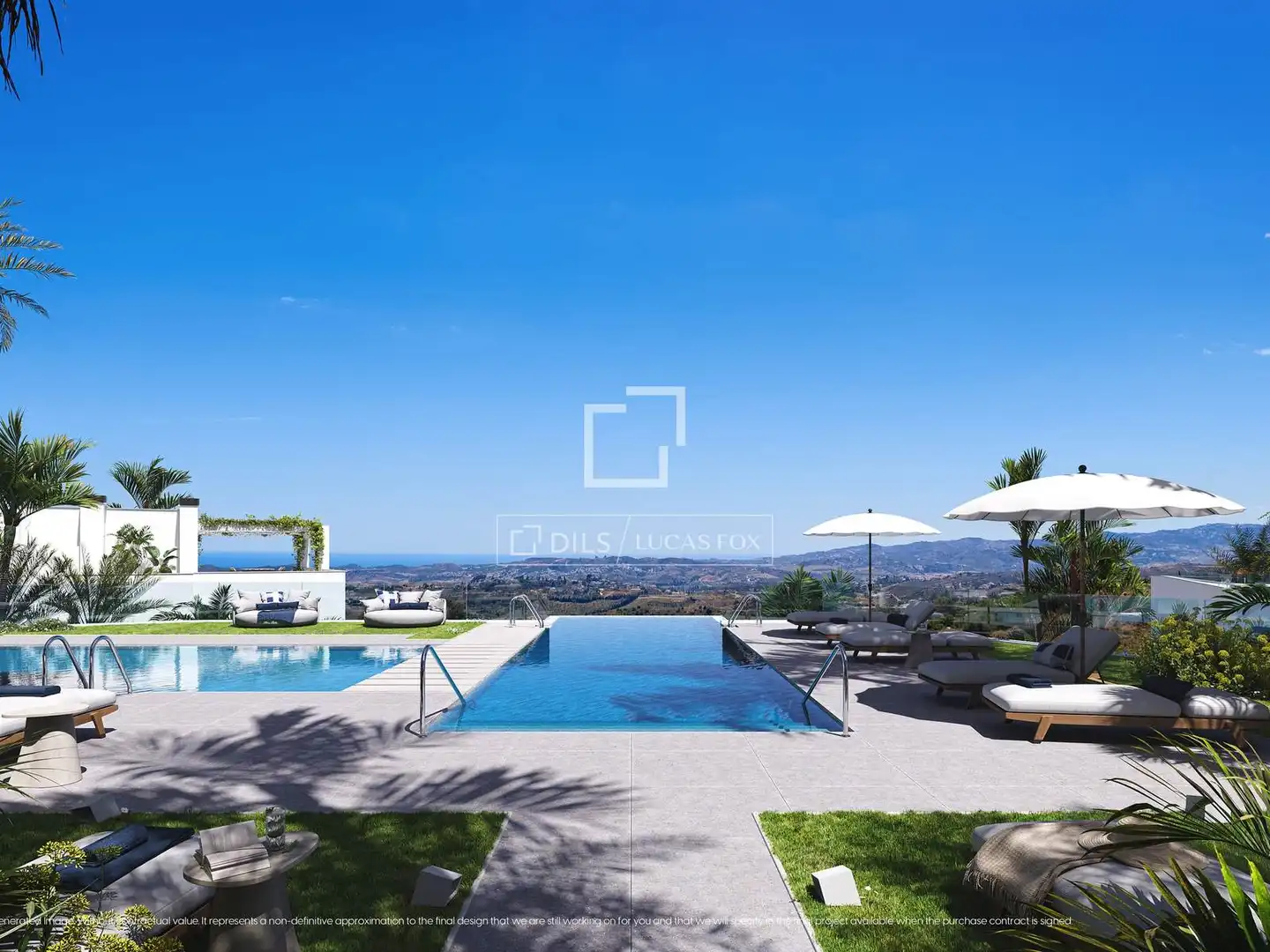 Swimming pool of Attic for sale in Mijas  with Air Conditioner, Heating and Terrace