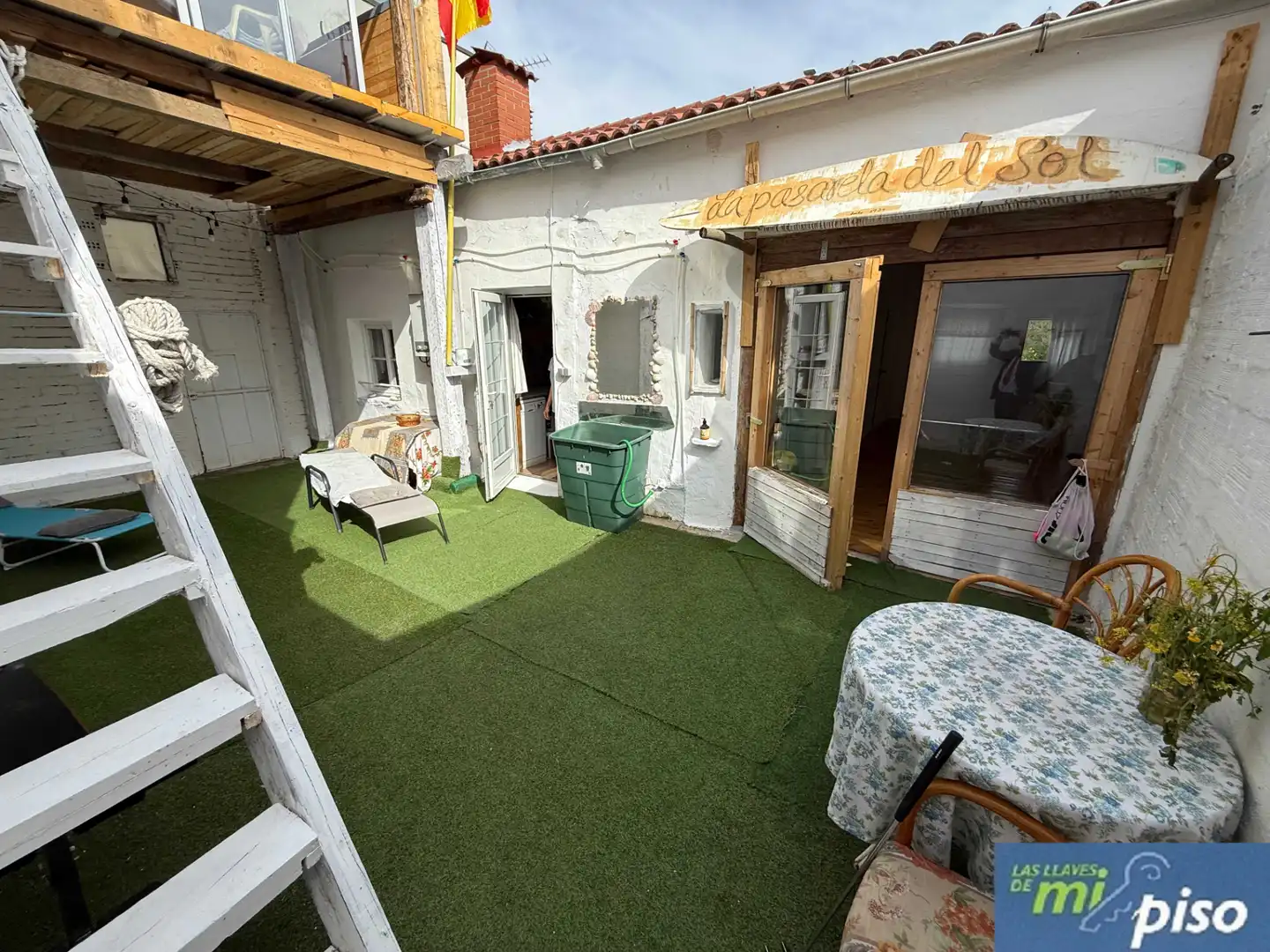 Terrassa de Casa o xalet en venda en Valladolid amb Calefacció, Jardí privat i Parquet