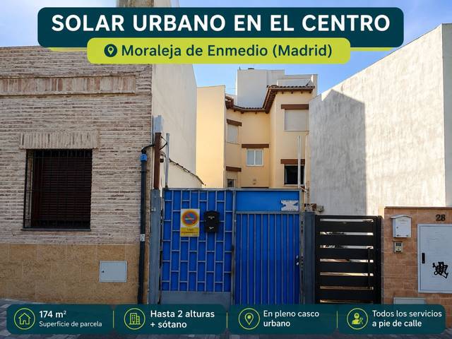 Terreno residencial en Venta en Avenida República Argentina, 28 en Moraleja de Enmedio