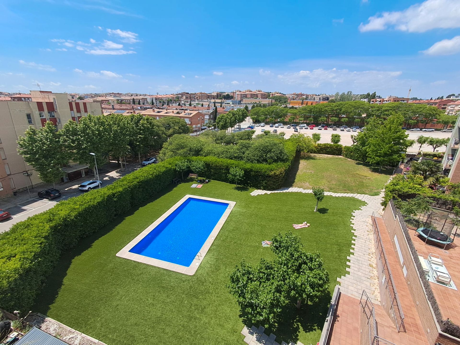 Schwimmbecken von Wohnung zum verkauf in Sant Sadurní d'Anoia mit Klimaanlage, Heizung und Parkett