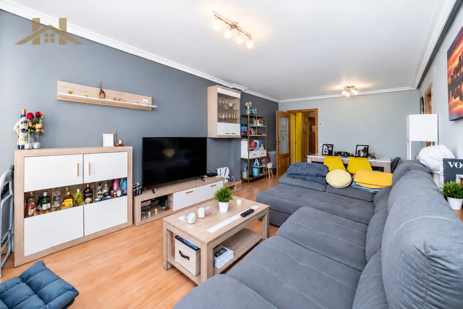 Sala de estar de Ático en venta en Centro