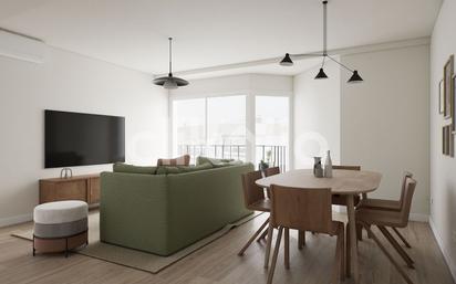 Living room of Flat for sale in  Sevilla Capital  with Air Conditioner, Private garden and Terrace