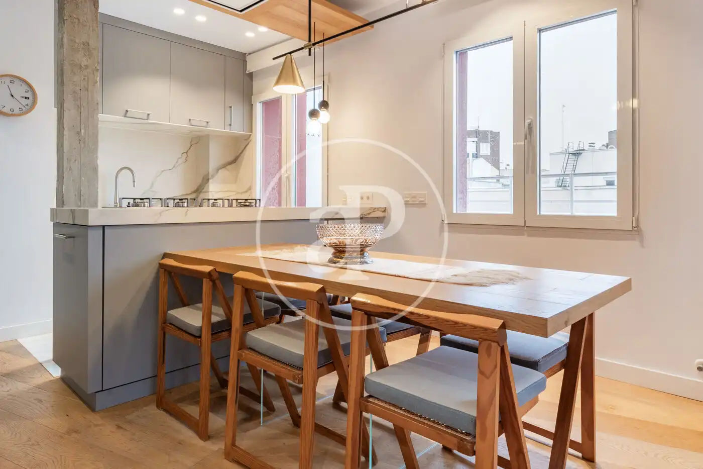 Esszimmer von Wohnung zum Verkauf in Madrid mit Klimaanlage, Heizung und Terrasse