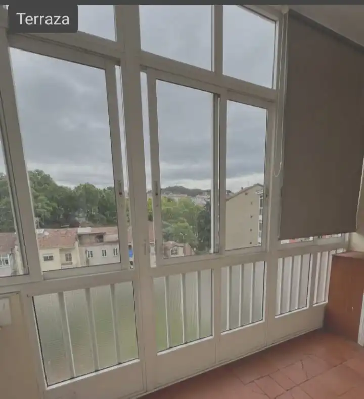 Balcony of Flat for sale in Ourense Capital   with Heating, Private garden and Parquet flooring