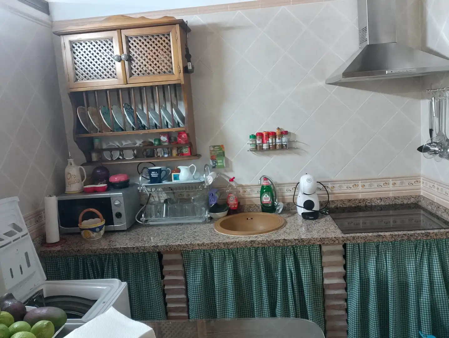 Cocina de Finca rústica en venta en Vélez-Málaga con Aire acondicionado, Jardín privado y Terraza