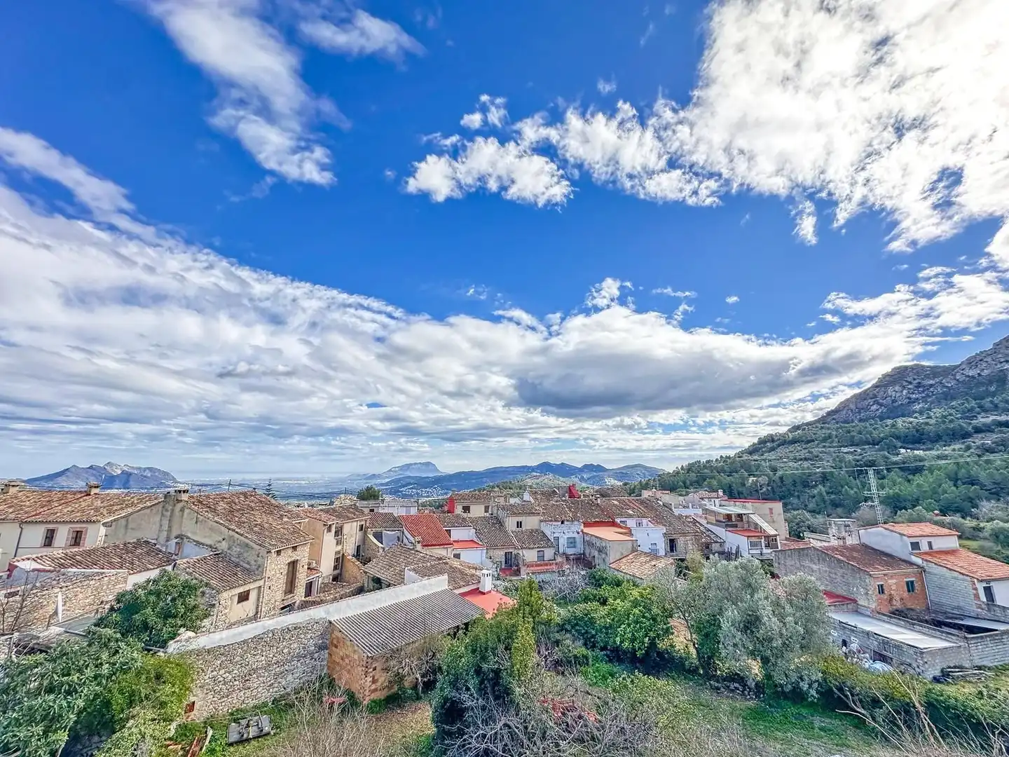 Vista exterior de Finca rústica en venta en La Vall de Laguar con Calefacción y Terraza