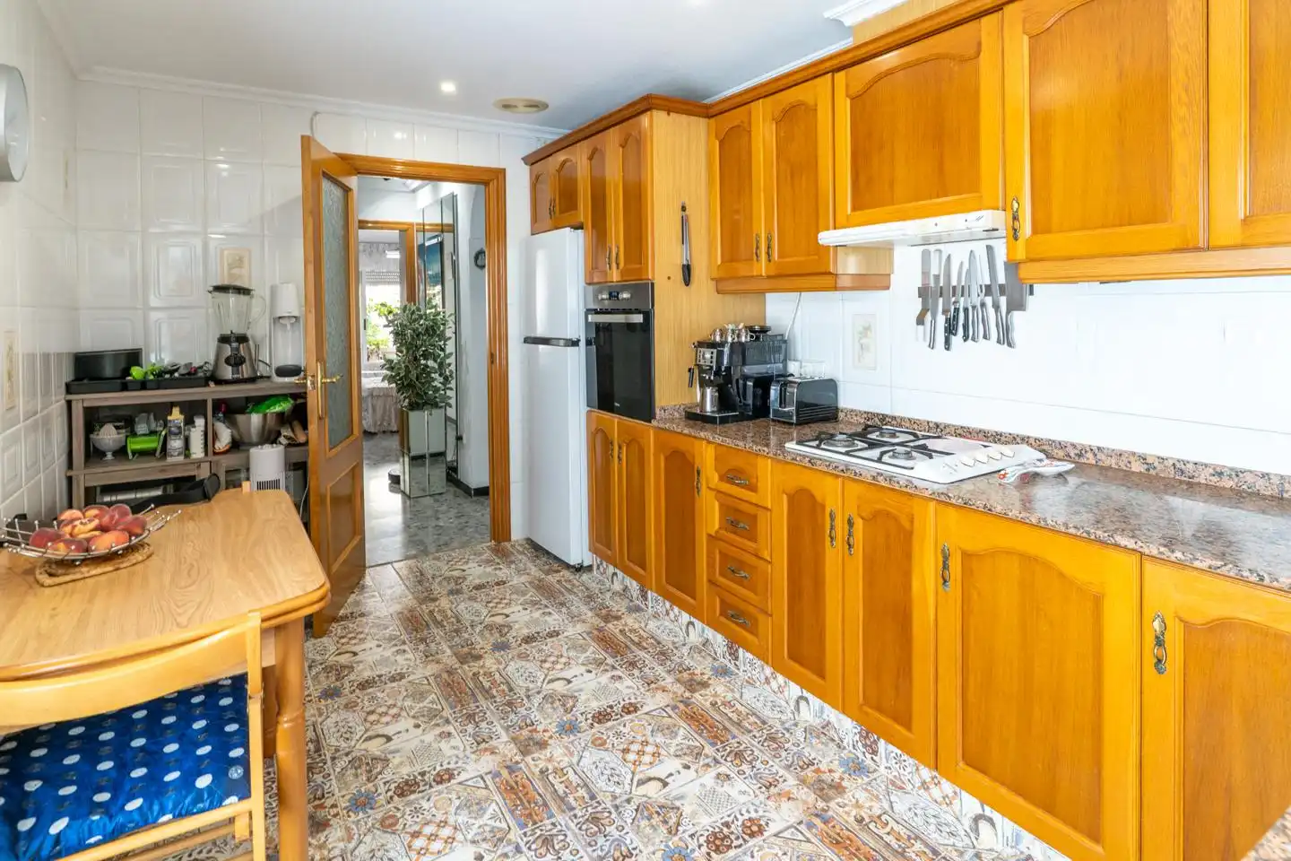 Kitchen of Flat for sale in Santa Pola  with Air Conditioner, Terrace and Furnished