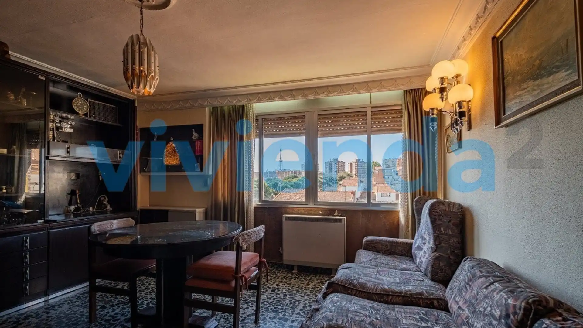 Sala de estar de Piso en venta en  Madrid Capital con Aire acondicionado y Calefacción