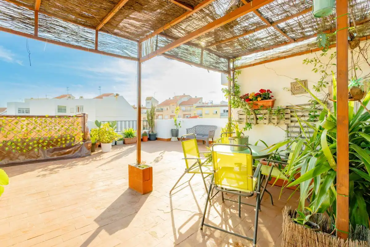 Terrace of Flat for sale in El Puig de Santa Maria  with Air Conditioner, Heating and Terrace