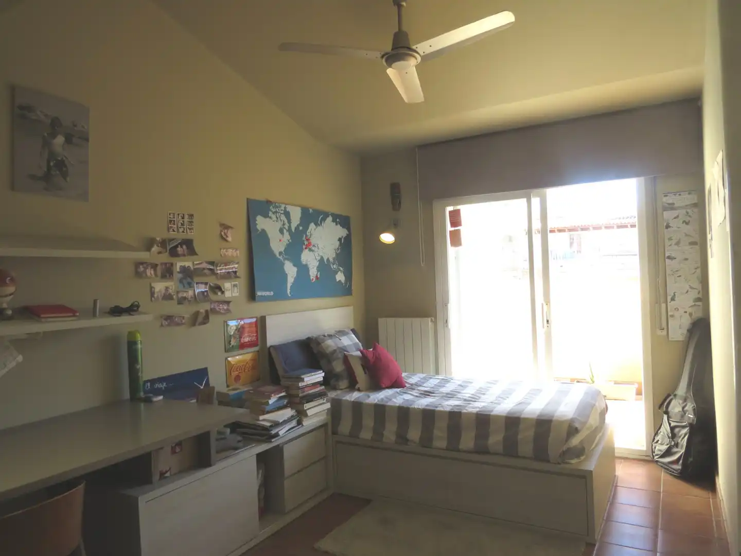 Schlafzimmer von Country house zur Miete in Sant Andreu de Llavaneres mit Heizung, Parkett und Terrasse