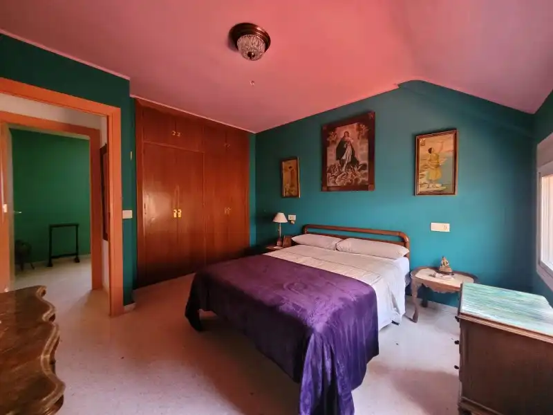 Schlafzimmer von Dachboden zum Verkauf in Málaga mit Klimaanlage, Heizung und Terrasse