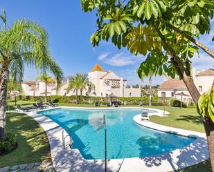 Garden of Single-family semi-detached for sale in Estepona  with Air Conditioner, Private garden and Terrace