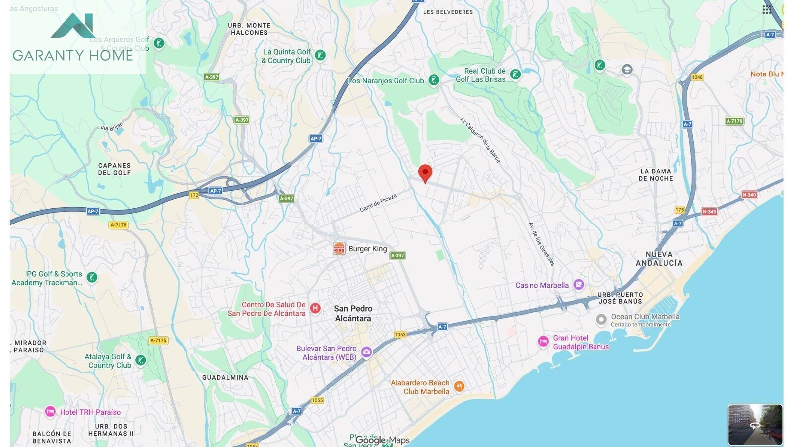 Exterior view of Flat for rent in Marbella  with Air Conditioner, Private garden and Terrace