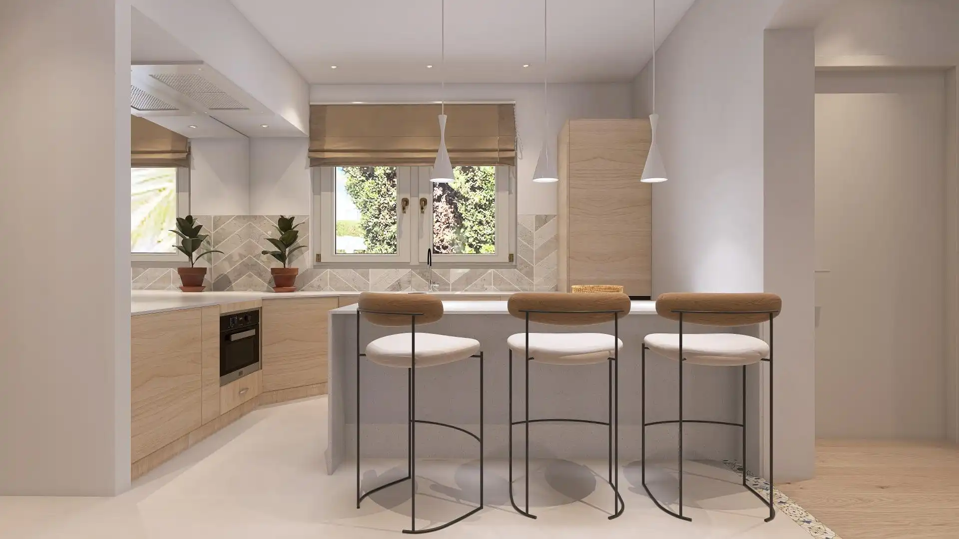 Kitchen of Houses for sale in Benalmádena  with Air Conditioner, Heating and Private garden