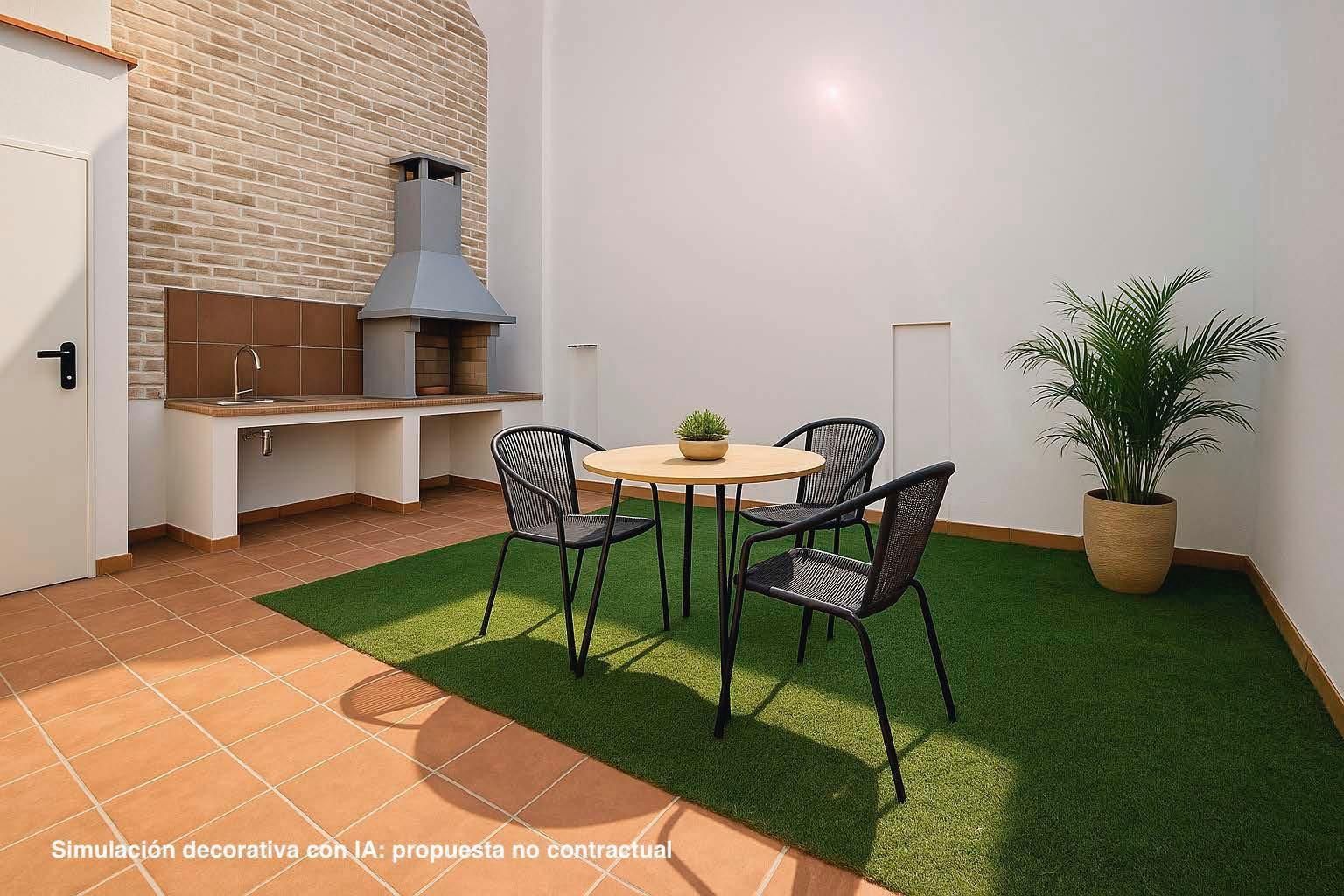 Terrassa de Casa o xalet en venda en  Barcelona Capital amb Terrassa, Traster i Alarma