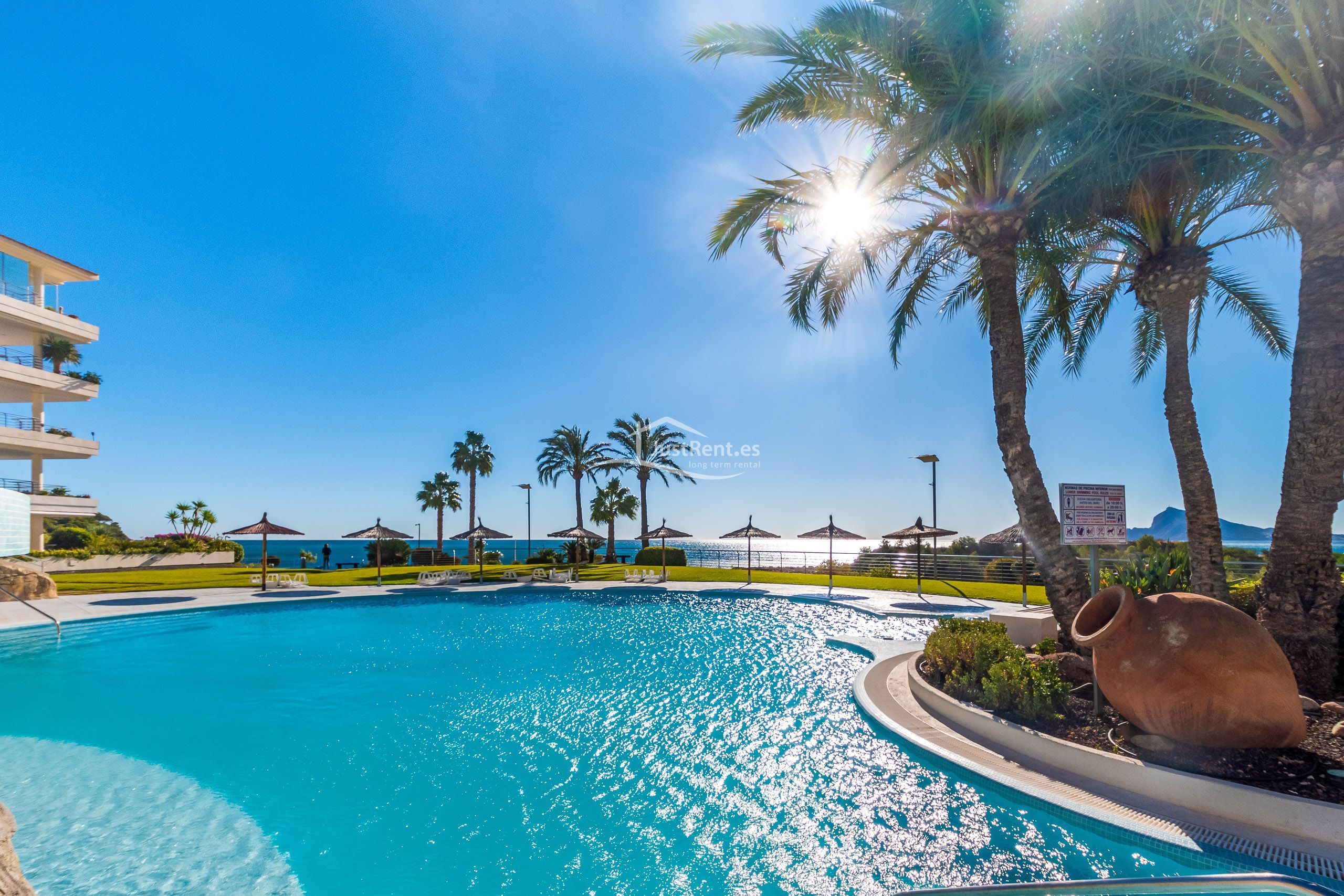 Piscina de Planta baixa de lloguer en Altea amb Aire condicionat, Calefacció i Terrassa