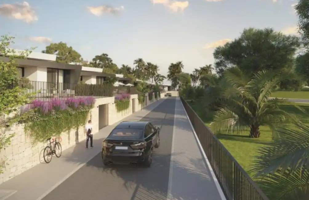 Vista exterior de Casa o chalet en venta en Mutxamel con Aire acondicionado, Calefacción y Jardín privado