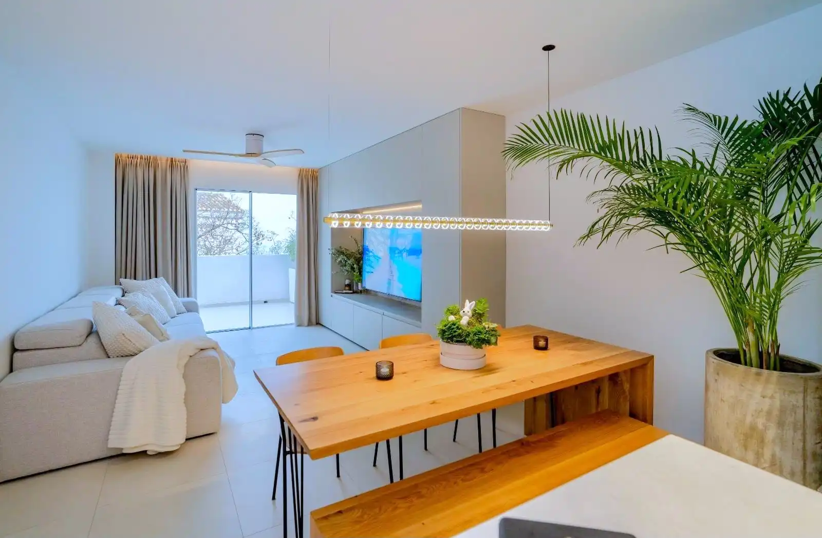 Sala de estar de Apartamento en venta en Benalmádena pueblo